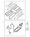 Jeep Wrangler Valve Cover Gasket Diagram - 5114179AB