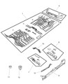 Ram 1500 Floor Pan Diagram - 68095922AC