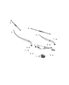 Jeep Cherokee Windshield Wiper Diagram - 68197138AC