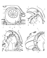 2005 Dodge Viper Wheelhouse Diagram - 4865646AD