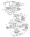 Jeep Heater Core Diagram - 5102268AA