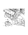 Ram Dakota Starter Motor Diagram - 4801256AC
