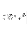 Jeep Commander Fog Light Diagram - 82211641