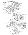 Jeep Heater Core Diagram - 5102268AA