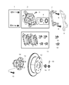 Jeep Brake Caliper Bracket Diagram - 68316060AA