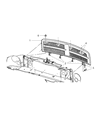 Dodge Durango Grille Diagram - 55077723AC