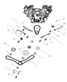 Dodge Durango Cam Gear Diagram - 53021169AA