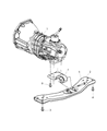 2003 Jeep Liberty Transmission Mount Diagram - 52059324AA