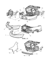 2001 Chrysler Sebring Bumper Diagram - 4805272AB