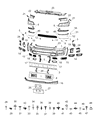 Ram Air Deflector Diagram - 68429261AA