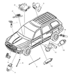 Dodge Durango Speed Sensor Diagram - 56028668AA