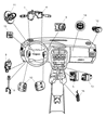 Dodge Neon Clock Spring Diagram - 4671945AA