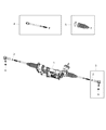 Ram Rack And Pinion Diagram - 68230029AB