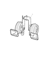 2005 Dodge Caravan Horn Diagram - 5082061AA