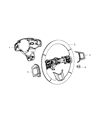 Chrysler Steering Wheel Diagram - 1XU941X9AA