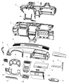 Dodge Caliber Glove Box Diagram - 1QX76XDVAA