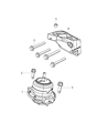 2014 Chrysler 300 Engine Mount Bracket Diagram - 68089769AD