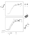 Jeep Fuel Filler Neck Diagram - 68243684AB
