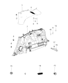 Jeep Cherokee Dome Light Diagram - 68411421AA