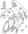 2008 Chrysler Pacifica Shock Absorber Diagram - 5054625AD
