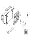 2014 Dodge Durango Radiator Hose Diagram - 55038022AA