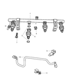 Chrysler Sebring Fuel Injector Diagram - 68000875AA