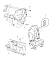 1999 Dodge Ram 2500 Seat Belt Diagram - 5FP68RK5