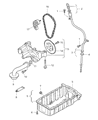 Chrysler Sebring Timing Chain Tensioner Diagram - 68000681AA