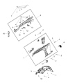 Jeep Fender Diagram - 68281947AB