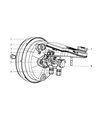 2008 Chrysler Sebring Brake Master Cylinder Diagram - 68004718AA