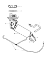Dodge Neon Fuel Level Sensor Diagram - 5014353AA