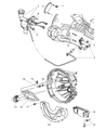 2006 Dodge Ram 3500 Clutch Master Cylinder Diagram - 52110496AC