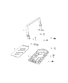 2017 Chrysler Pacifica Battery Tray Diagram - 68272406AA