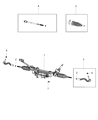 Dodge Durango Rack And Pinion Diagram - 5154828AD