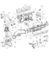 Dodge Sprinter 3500 Intake Manifold Diagram - 68012310AA