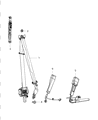 2023 Dodge Challenger Seat Belt Diagram - 6MS001X9AA