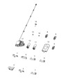 Chrysler Ignition Lock Assembly Diagram - 68299961AC