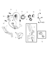 Dodge Durango Heater Core Diagram - 68089097AA