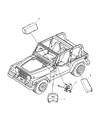 2007 Jeep Wrangler Air Bag Diagram - 5KC81XDVAD