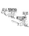 Dodge Ram 3500 Power Steering Hose Diagram - 52113737AG