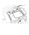2012 Jeep Grand Cherokee Weather Strip Diagram - 55399181AC