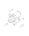 Jeep Compass Starter Motor Diagram - 56029712AB