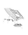 Dodge Stratus Dome Light Diagram - 5JG55TL2AB