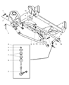 Dodge Ram 3500 Sway Bar Link Diagram - 5093111AA