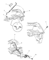 2000 Chrysler Grand Voyager Lift Support Diagram - 4674725AB