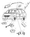 2005 Dodge Caravan Air Bag Diagram - 4680533AB