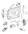 Chrysler Door Check Diagram - 4717229AB