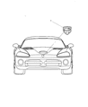 Dodge Viper Emblem Diagram - UW37AAAAA