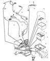 Chrysler Battery Sensor Diagram - 5033241AA