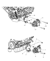 Chrysler Sebring A/C Compressor Diagram - 4596550AC